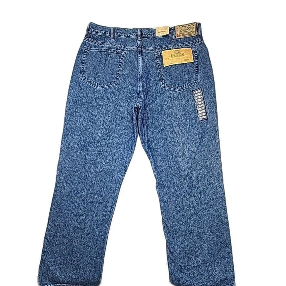 Red Head Jeans Fleece Lined Denim Size 40 x 32 Relaxed Men's Medium Wash NEW